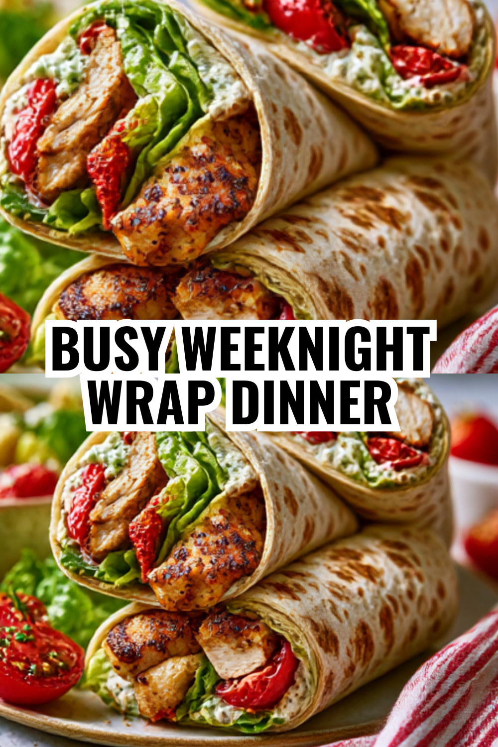 School Lunch Ideas: Chicken Caesar Wraps Kids Will Beg For