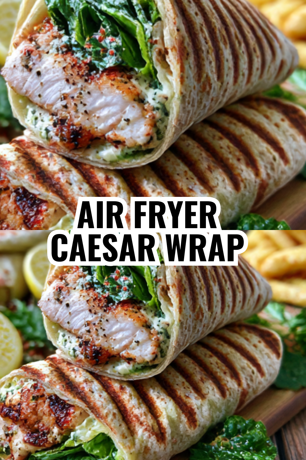 Low-Carb Caesar Wrap Using Lettuce Wraps Instead of Tortillas