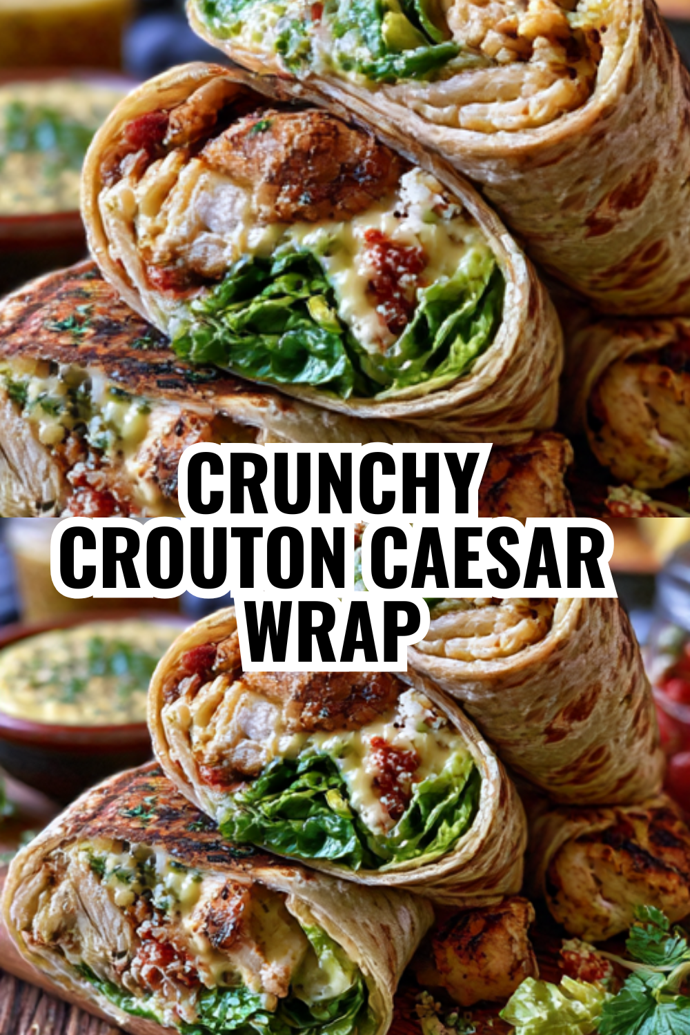 Crispy Bacon Caesar Chicken Wrap — Flavor in Every Bite
