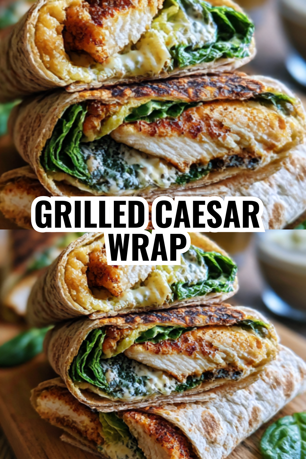 Quick Lunch Idea: Chicken Caesar Wrap for Work Meals