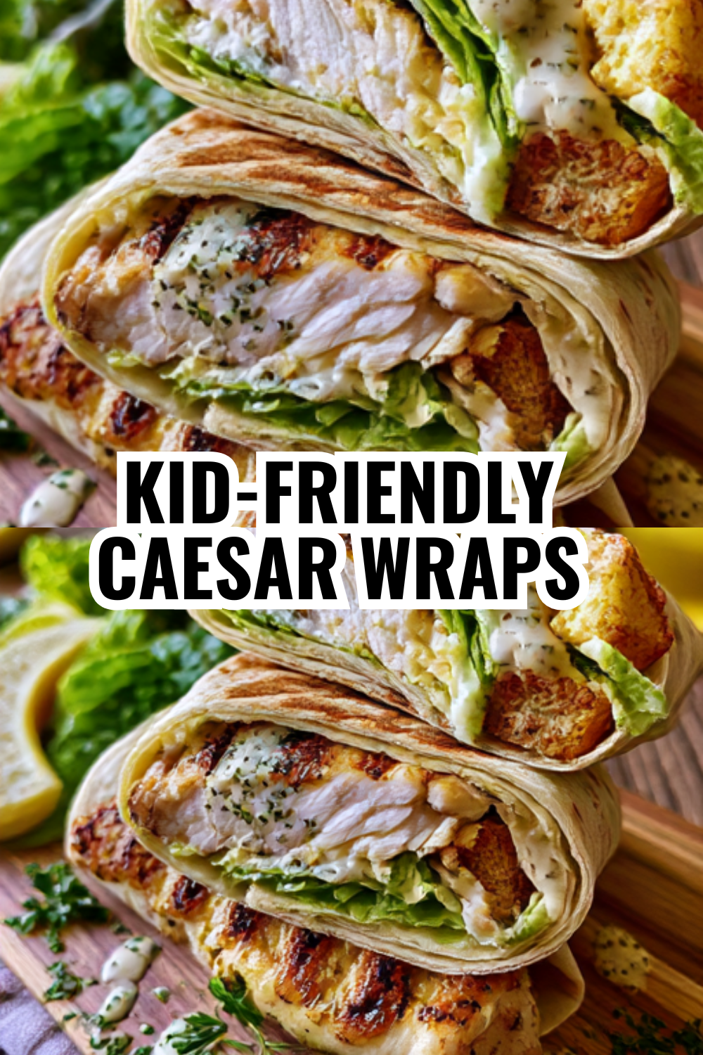 Kid-Friendly Chicken Caesar Wraps Your Picky Eaters Will Actually Devour