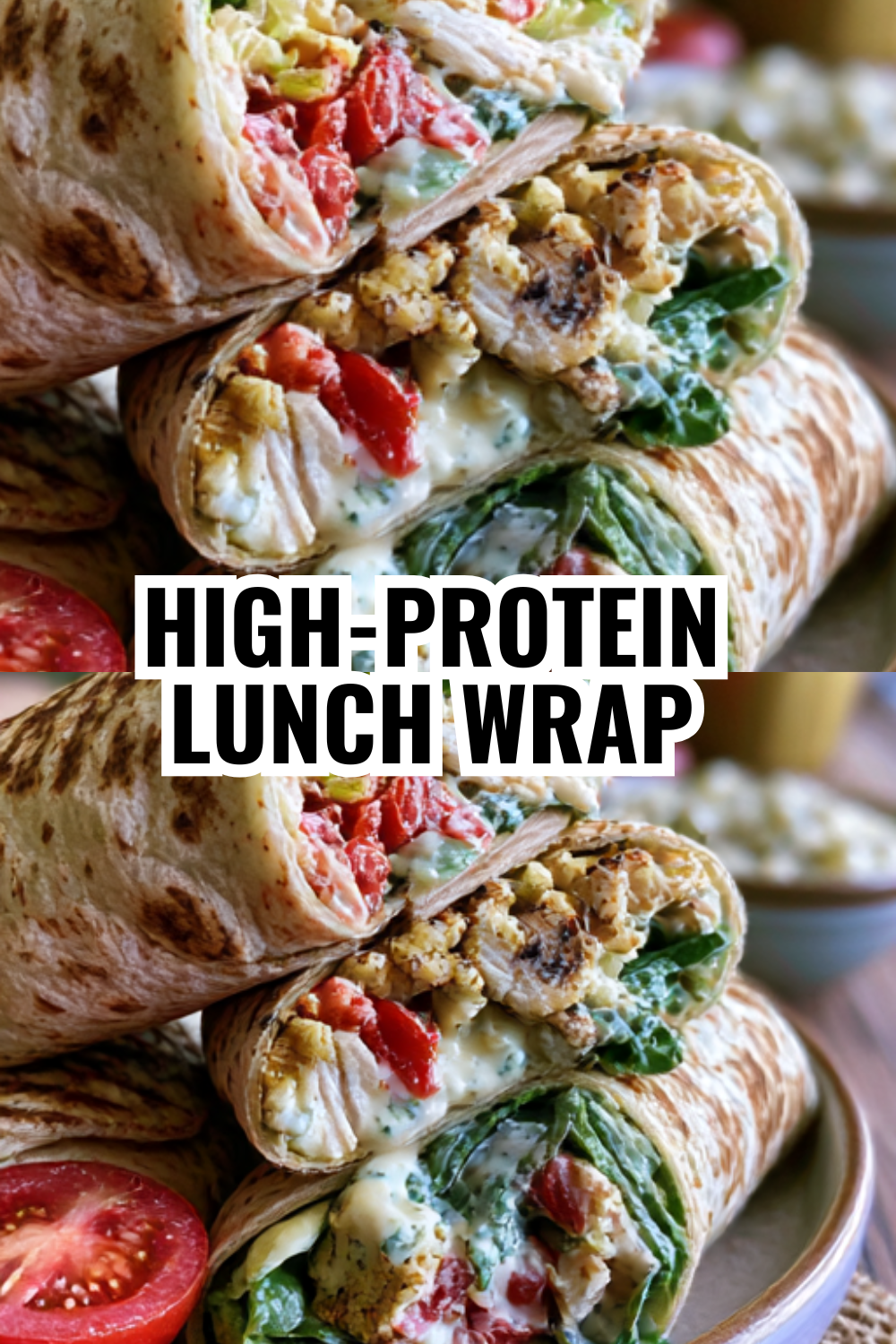 Golden Crispy Chicken Caesar Wrap (Toasted Tortilla is Key!)