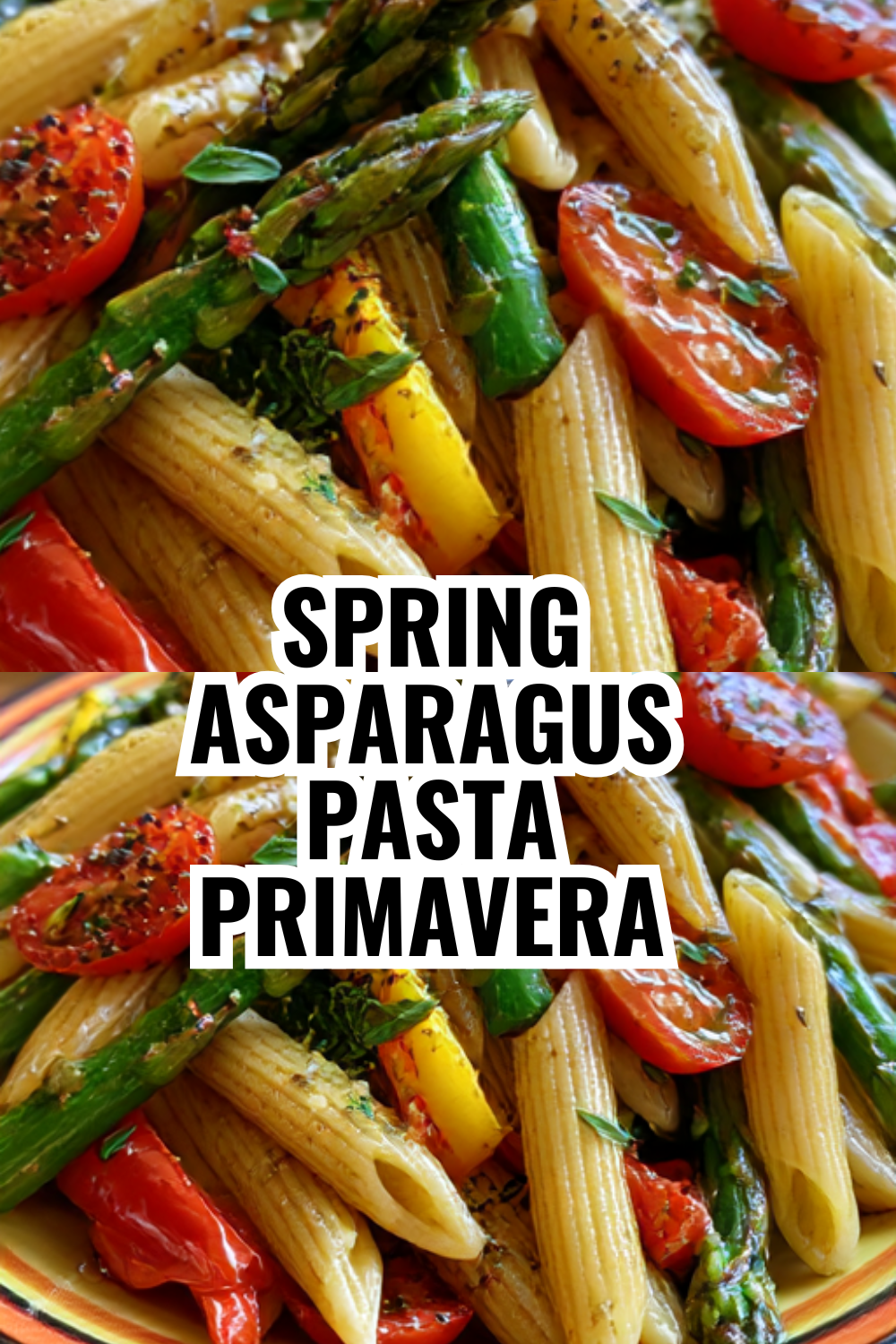 Spring Asparagus Pasta Primavera with Lemon Butter Sauce