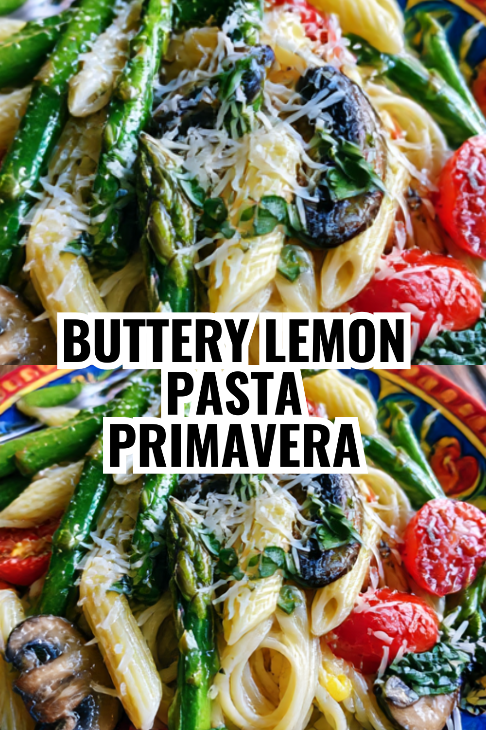 Buttery Lemon Pasta Primavera with Tender Vegetables