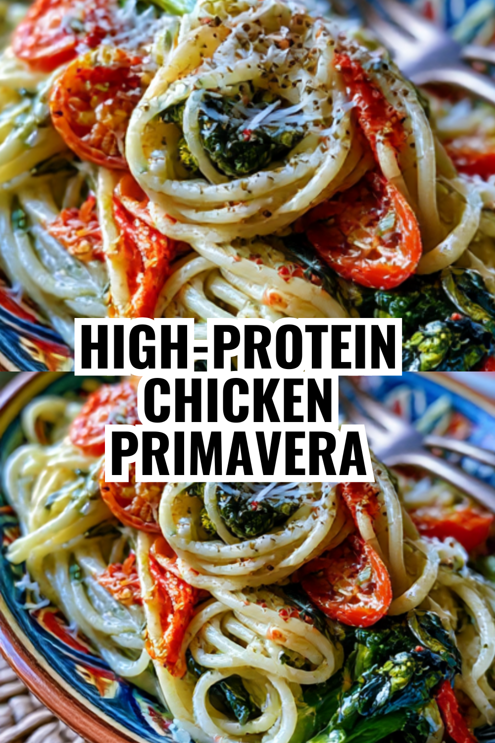 High-Protein Chicken Pasta Primavera for Meal Prep Week