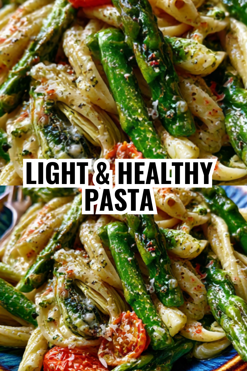 Light & Healthy Pasta Primavera with Crisp Asparagus & Zucchini