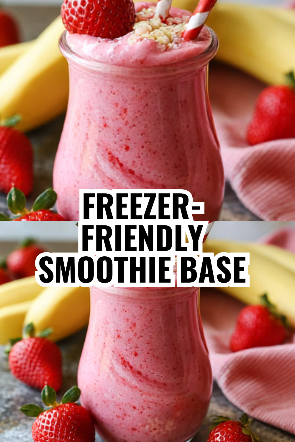 Freezer-Friendly Smoothie Base (Make 5 at Once & Freeze!)