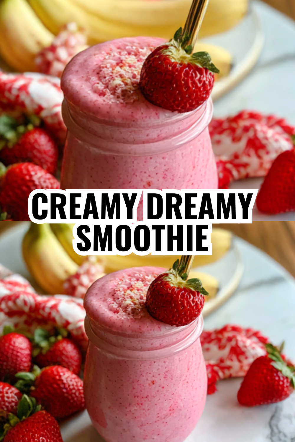 Creamy Dreamy Smoothie Recipe (Tastes Like Ice Cream!)