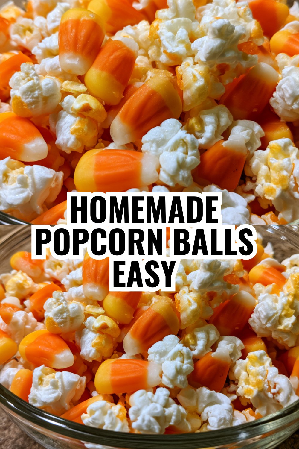 Homemade Candy Corn Popcorn Balls — Easy Halloween Recipe for Beginners