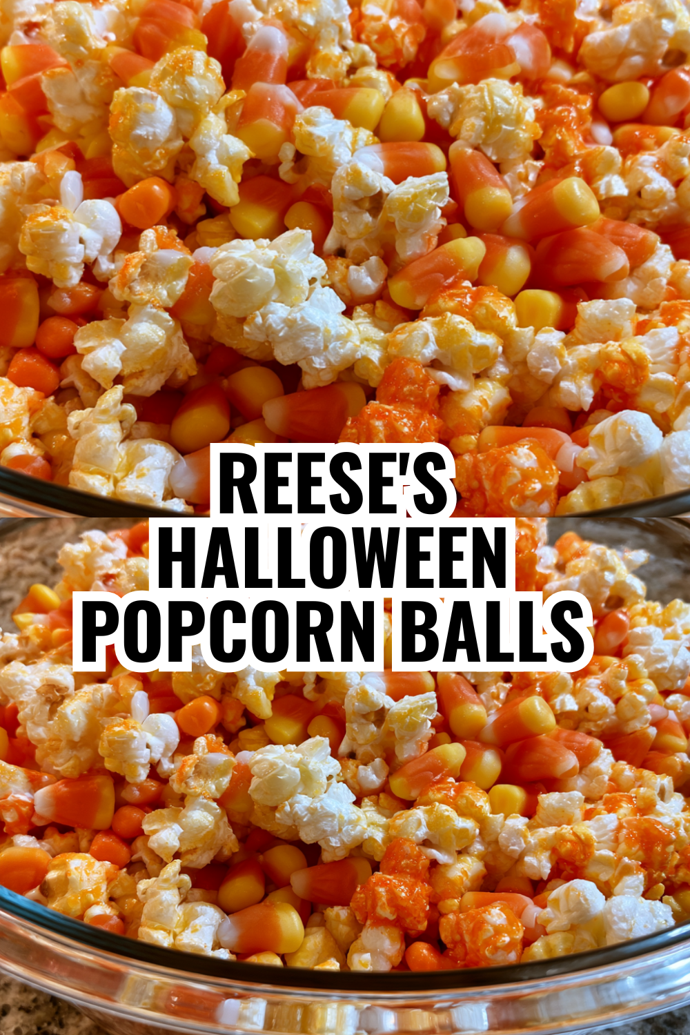 Marshmallow Popcorn Balls with Candy Corn — The Secret Ingredient Everyone Asks About