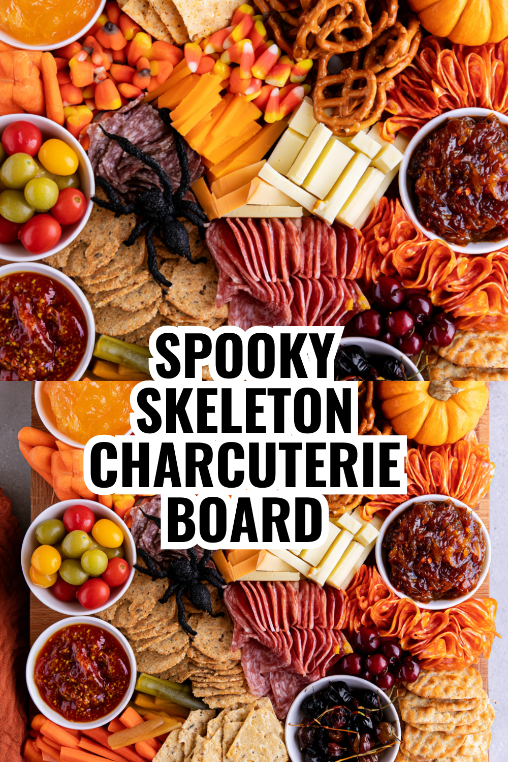 Spooky Skeleton Charcuterie Board — The Halloween Appetizer That Steals Every Party