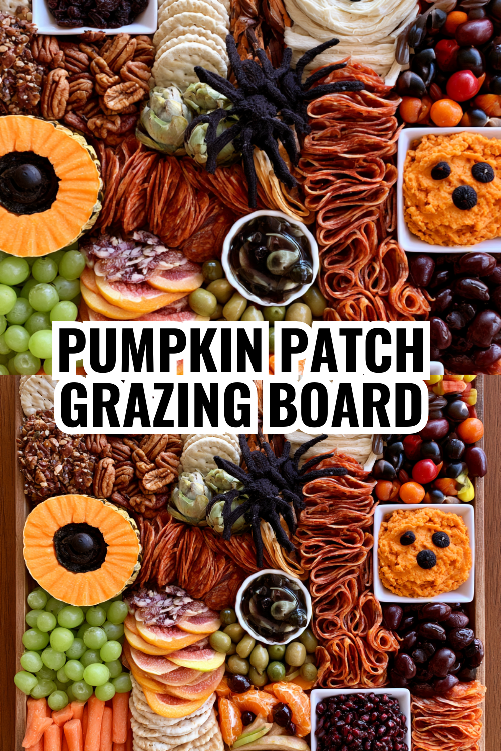 Pumpkin Patch Grazing Board — Autumn Charcuterie Perfect for Halloween Gatherings