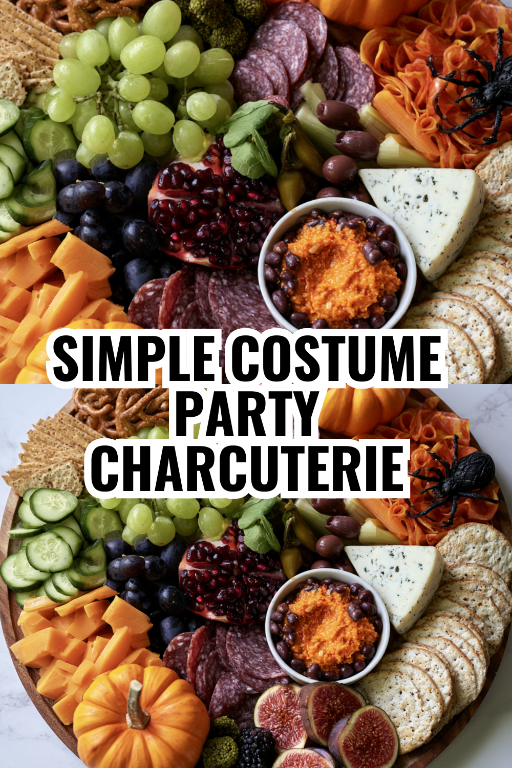 Simple Costume Party Charcuterie Board — No-Stress Halloween Food for Any Gathering