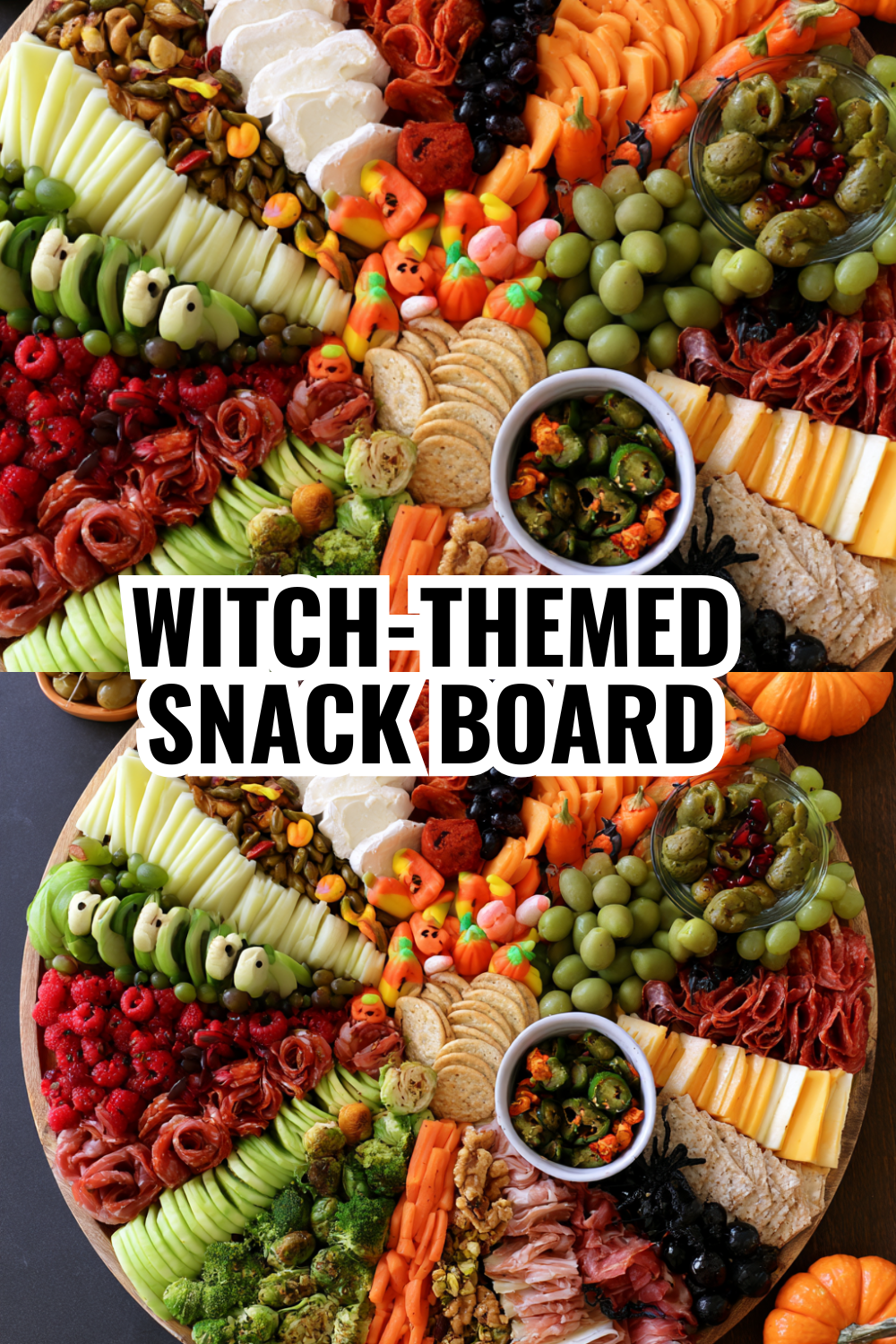 Witch-Themed Snack Board — Spooky Halloween Finger Foods That Look Too Good to Eat