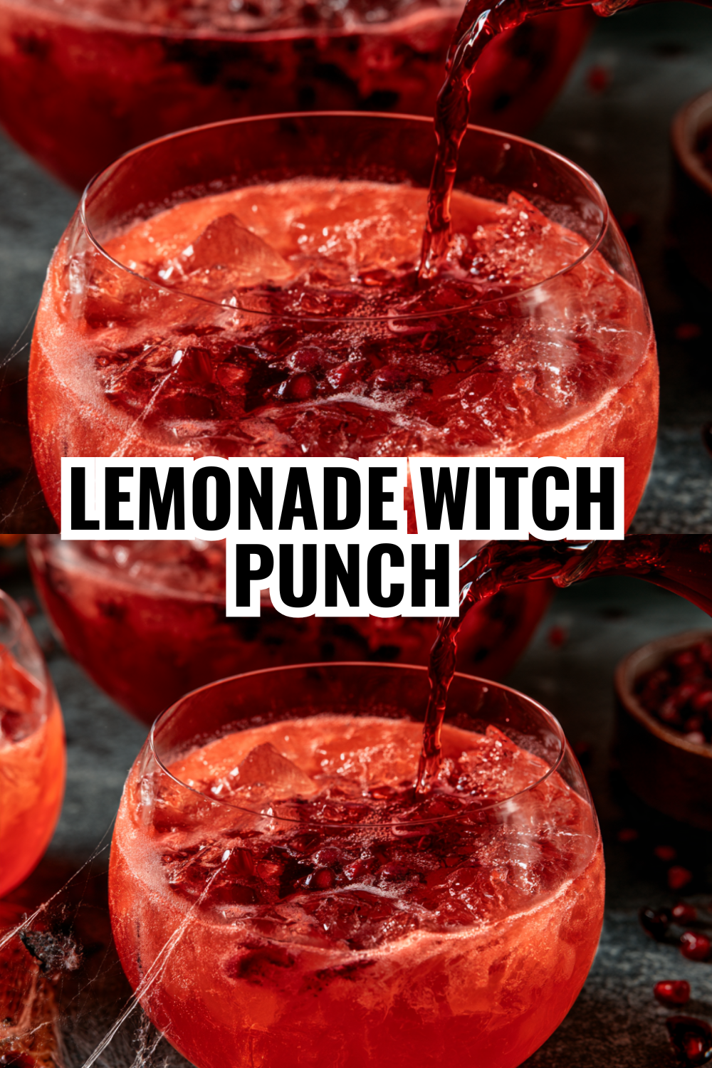 Halloween Orange Punch — Festive Drink with Marshmallow Peeps and Sprinkles