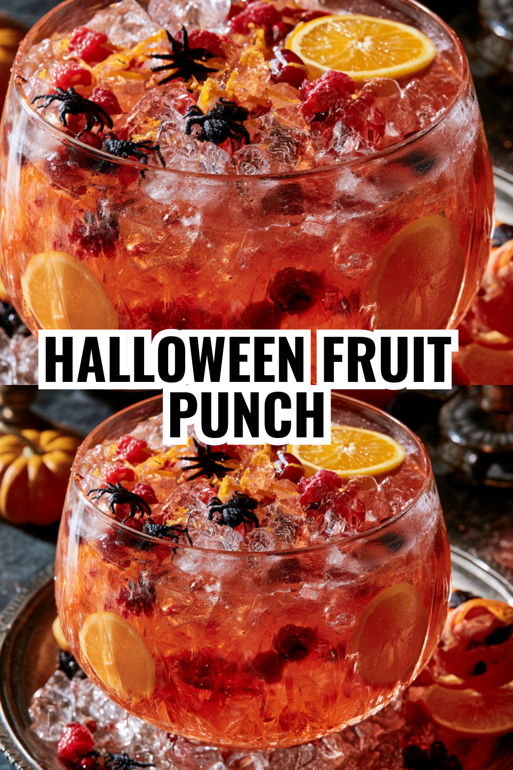 Boozy Blood Orange Punch — Impressive Alcoholic Drink for Adult Halloween Bash