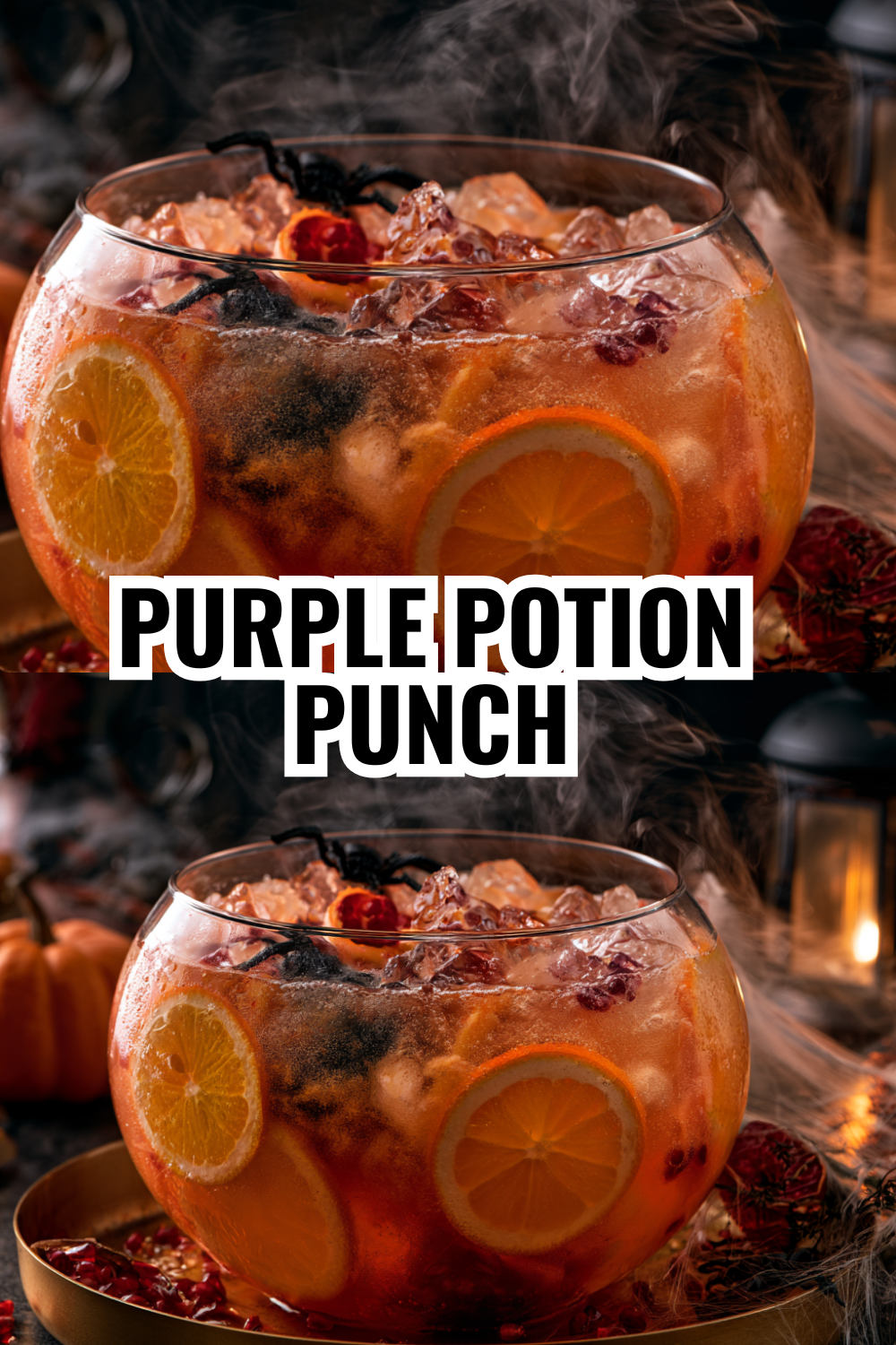 Poison Potion Punch with Lime Sherbet — The Easiest Halloween Mocktail