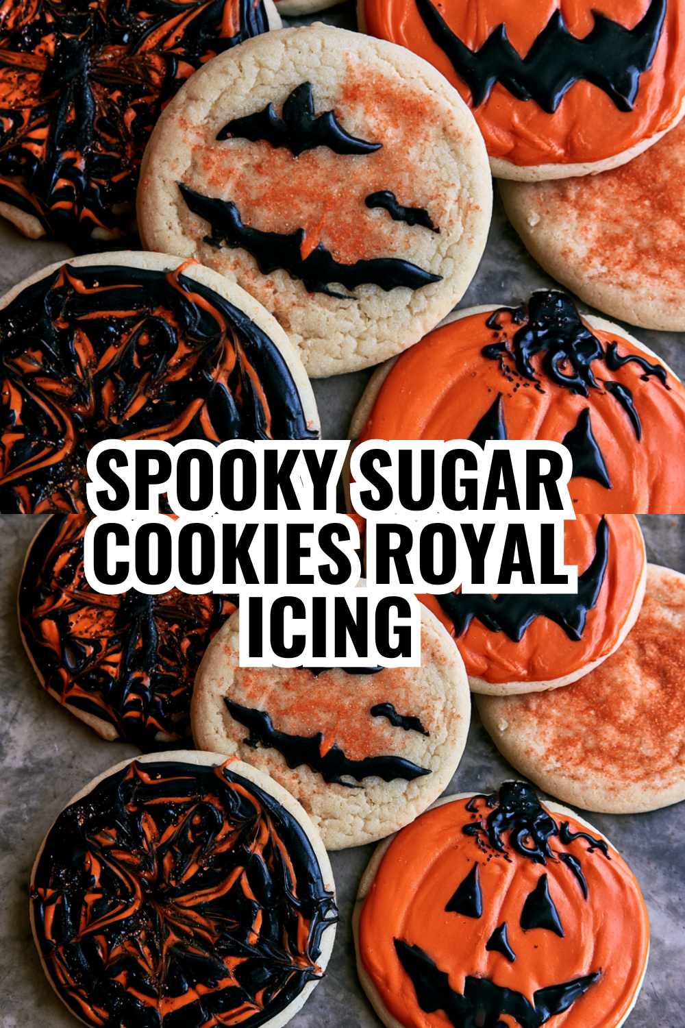 Halloween Sugar Cookies Decorated with Royal Icing — Perfect for Your Spookiest Party