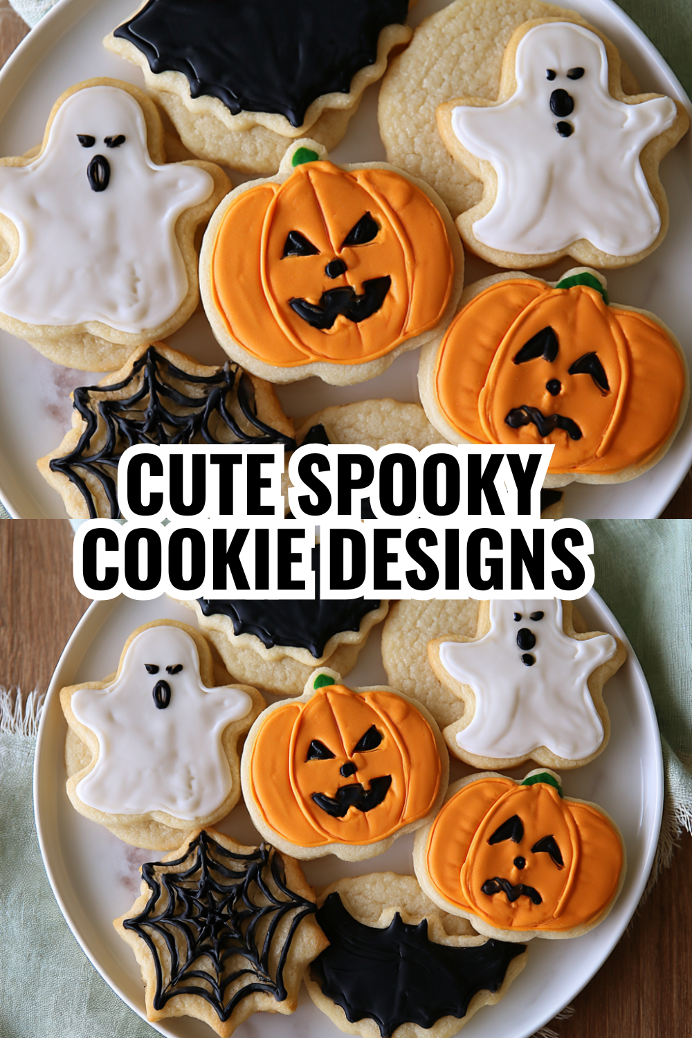 Cute Spooky Cookie Designs — Sugar Cookies That Look Store-Bought (But Homemade!)