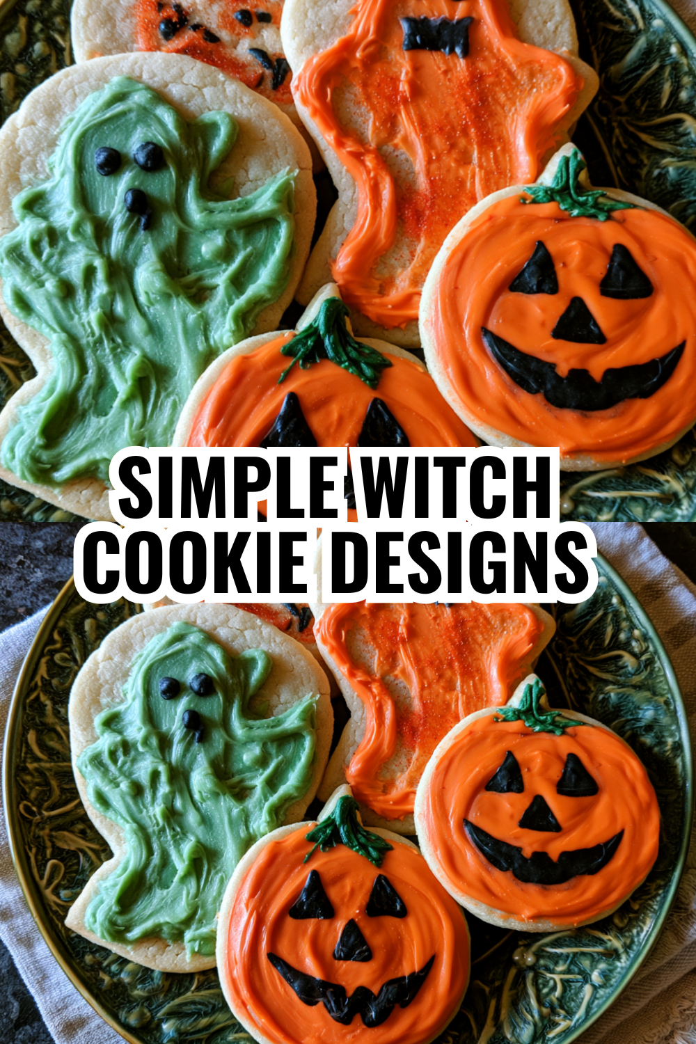 Simple Witch Cookie Designs — Witchy Sugar Cookies That Look Professionally Made