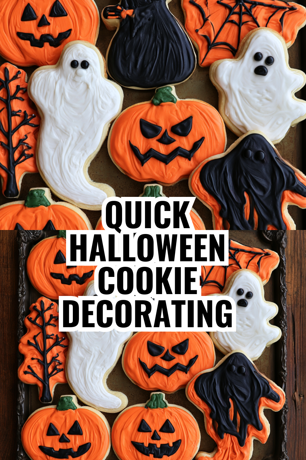 Quick Halloween Cookie Decorating — 15-Minute Design Ideas for Last-Minute Parties
