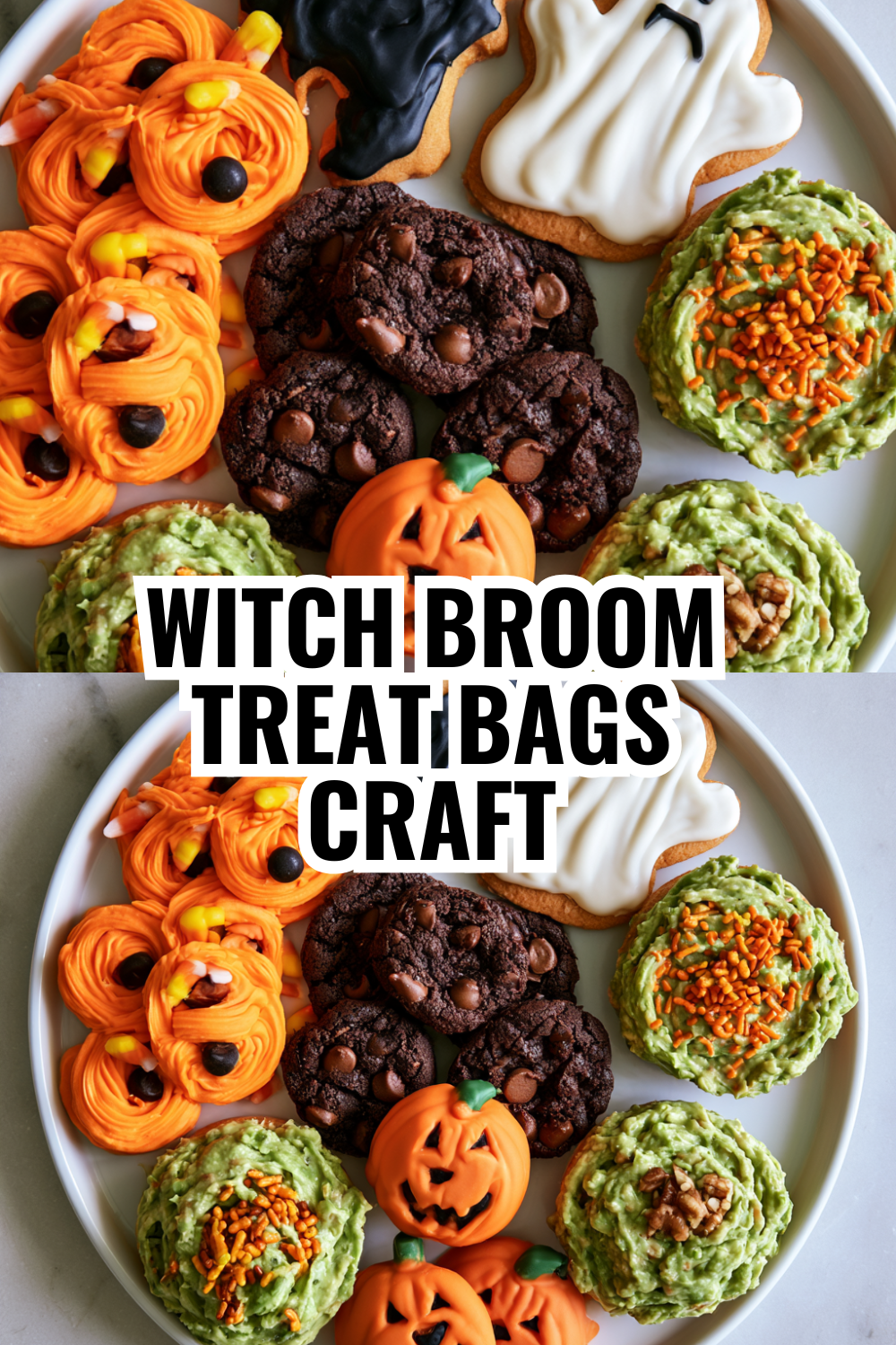 Witch Broom Treat Bags Halloween Party Favor Idea