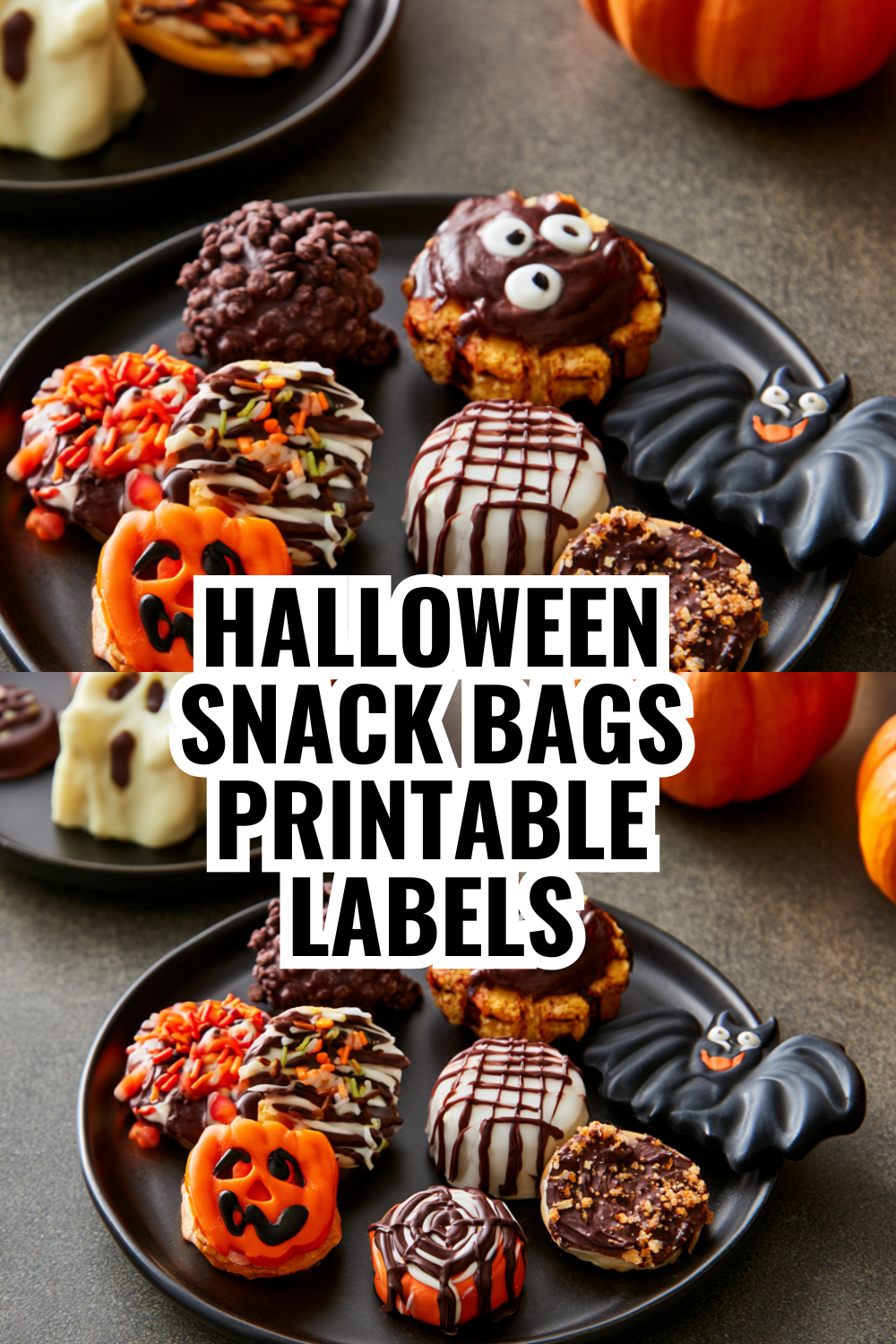 Halloween Snack Bags for Classroom with Free Printable Labels