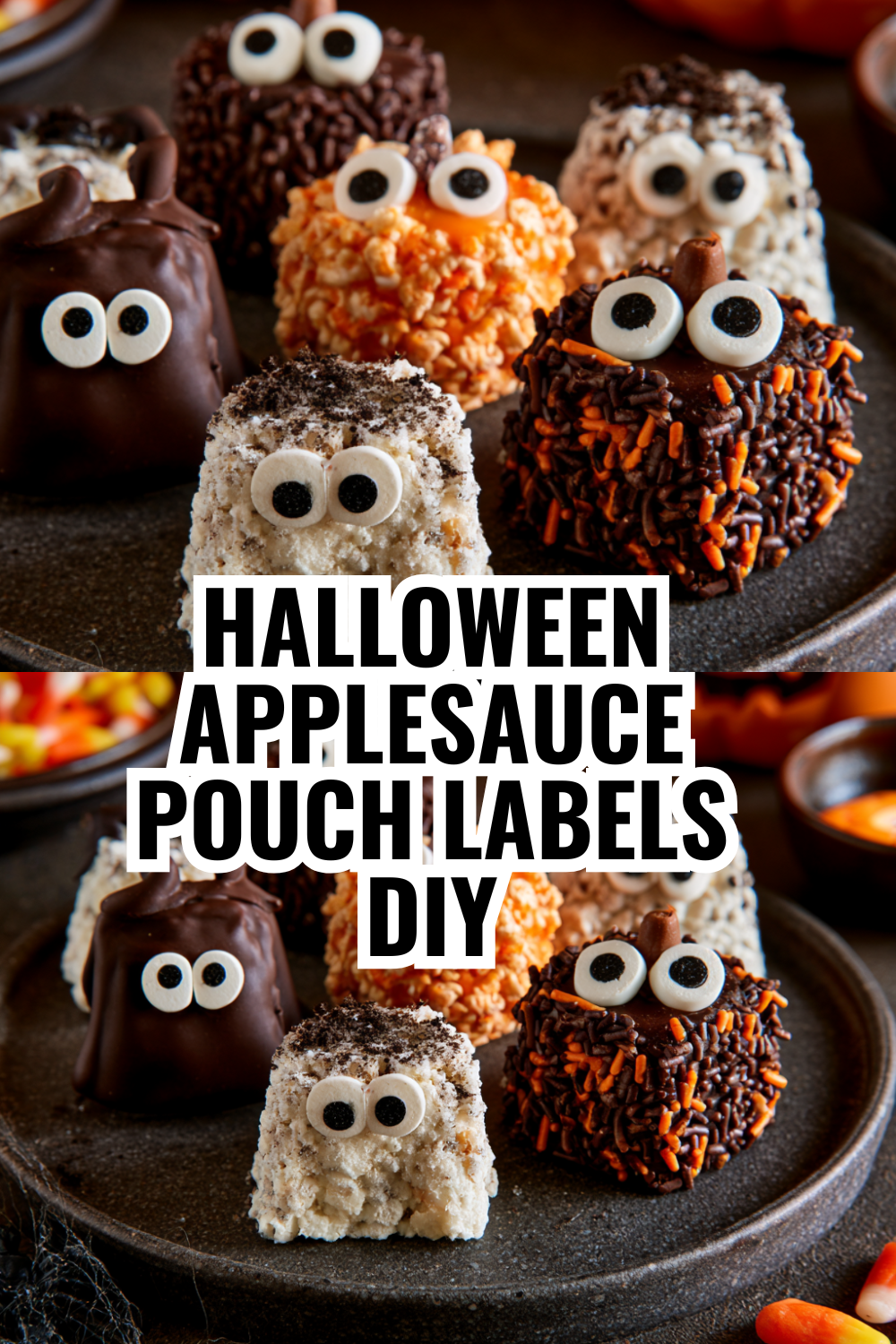 Halloween Applesauce Pouch Labels DIY — Free Printable Designs