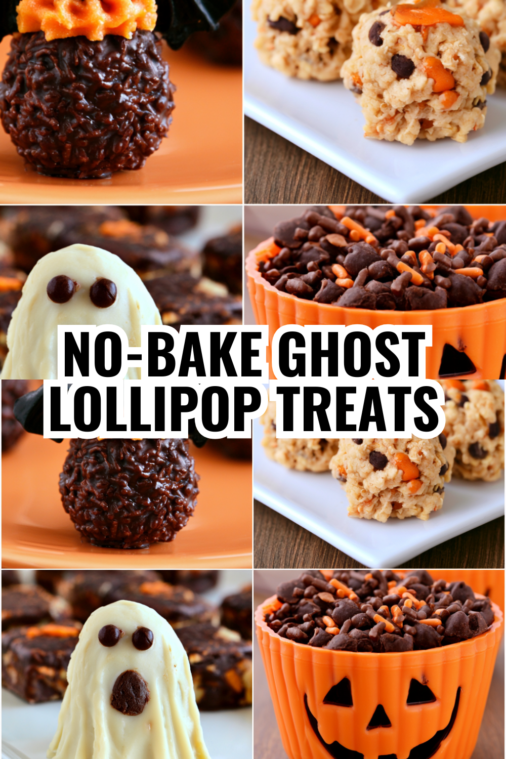 No-Bake Ghost Lollipop Treats — Ready in 10 Minutes