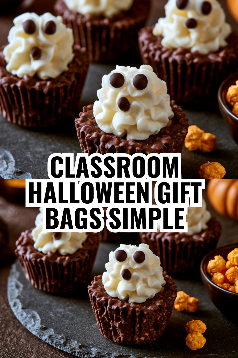 Classroom Halloween Gift Bags with Free Printable Labels