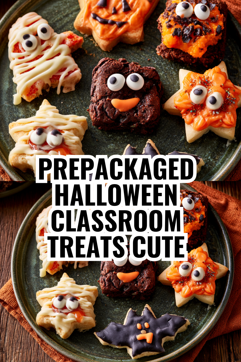 Prepackaged Halloween Classroom Treats with Cute DIY Labels