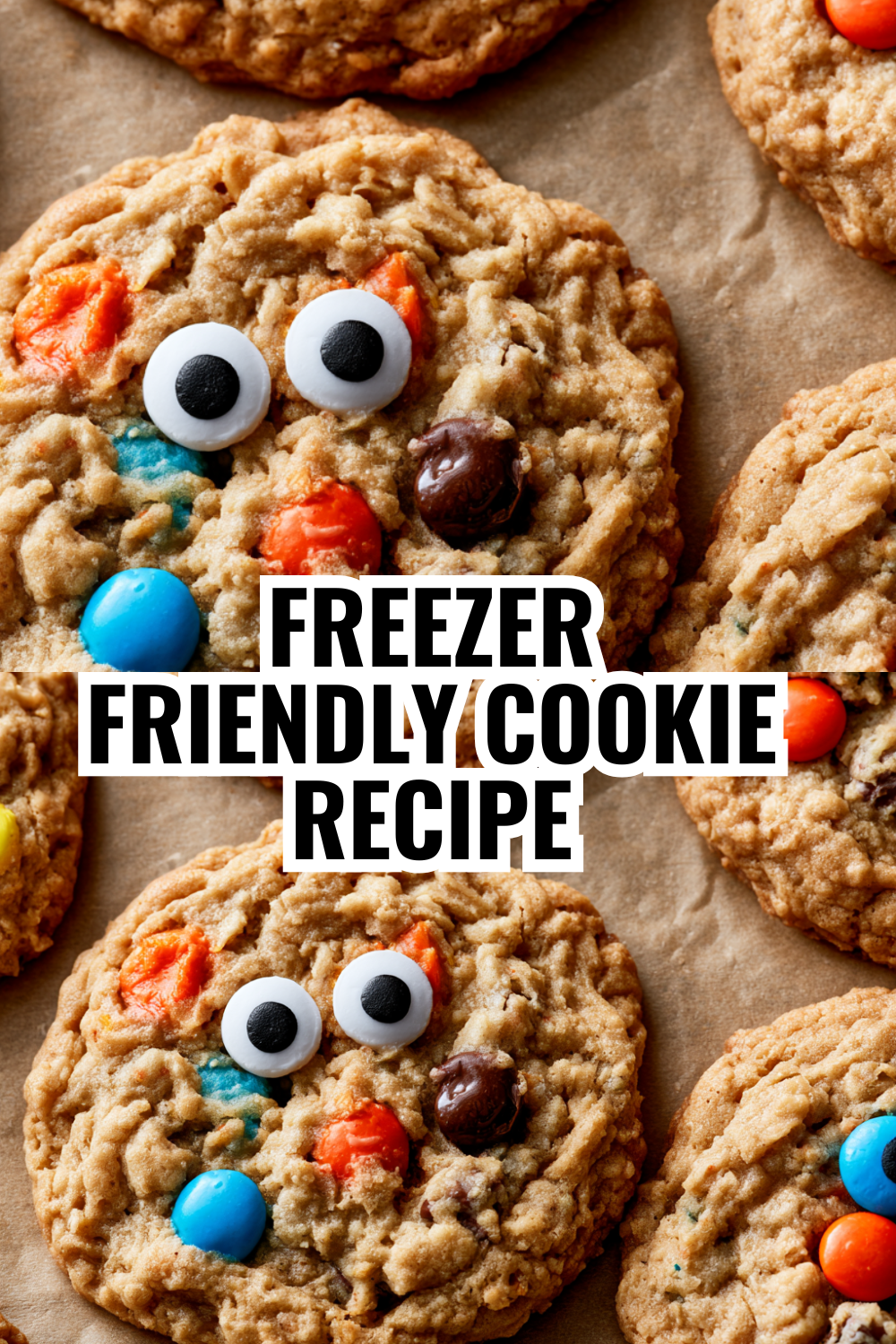 Freezer Friendly Monster Cookies — Make Ahead for Busy Weeks