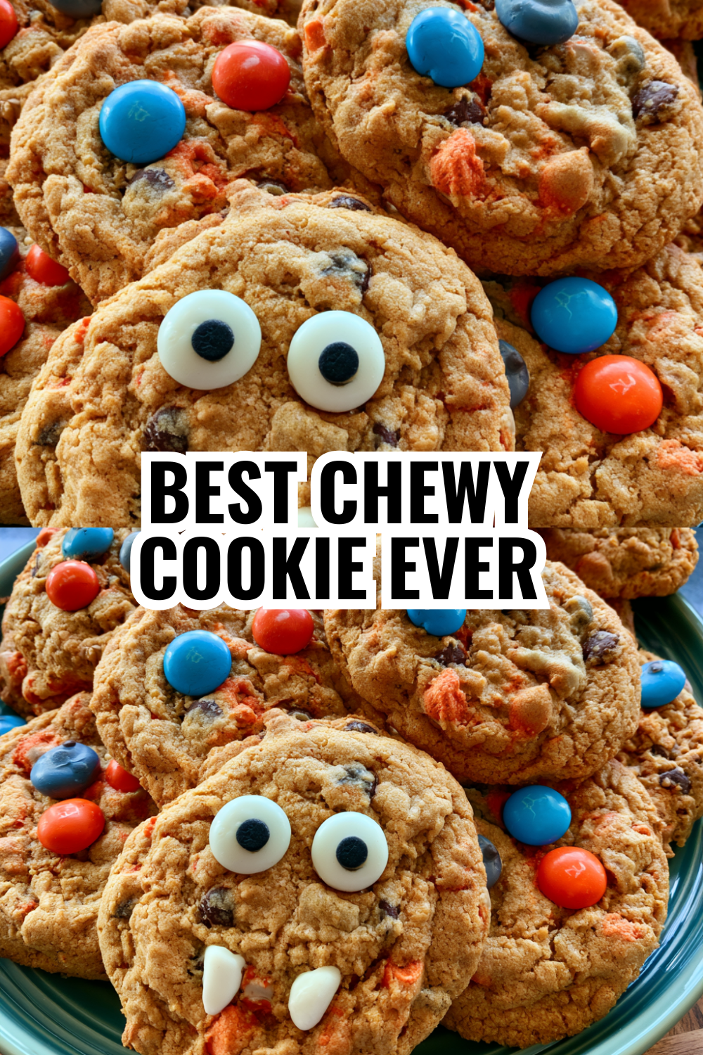 Best Chewy Monster Cookie Ever — Soft in Middle, Crispy Edges