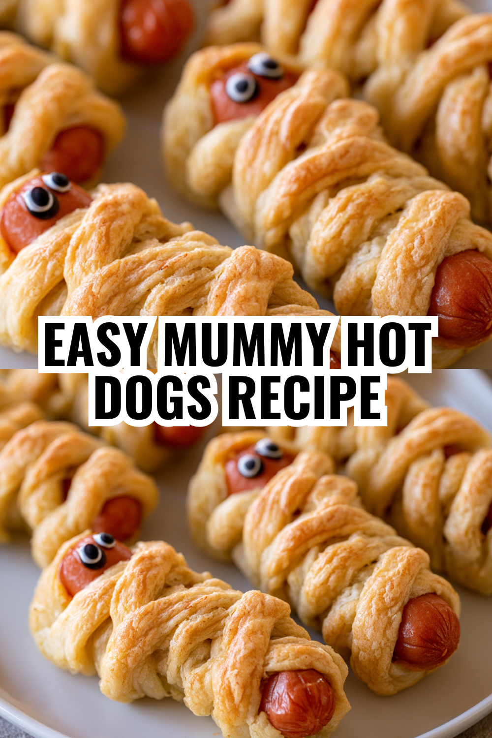 Easy Mummy Hot Dogs — Perfect for Halloween Dinner Tonight