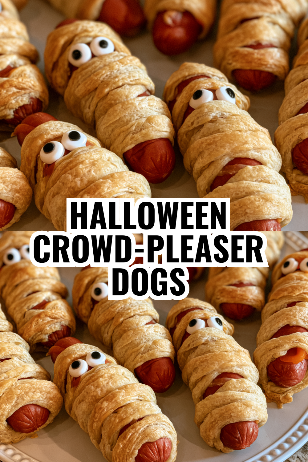 Halloween Crowd-Pleaser: Mummy Hot Dogs with Crescent Rolls