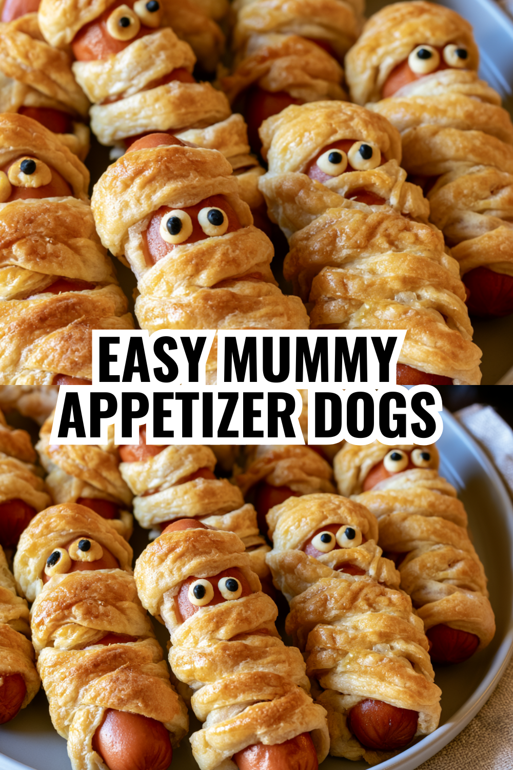 Easy Mummy Appetizer Dogs Perfect for Halloween Parties