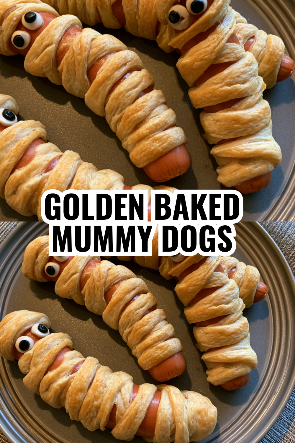 Golden Baked Mummy Dogs — The Halloween Recipe That Disappears Fast
