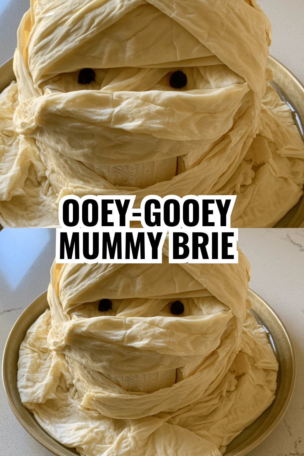Ooey-Gooey Mummy Brie Cheese — The Halloween Appetizer That Gets Saved