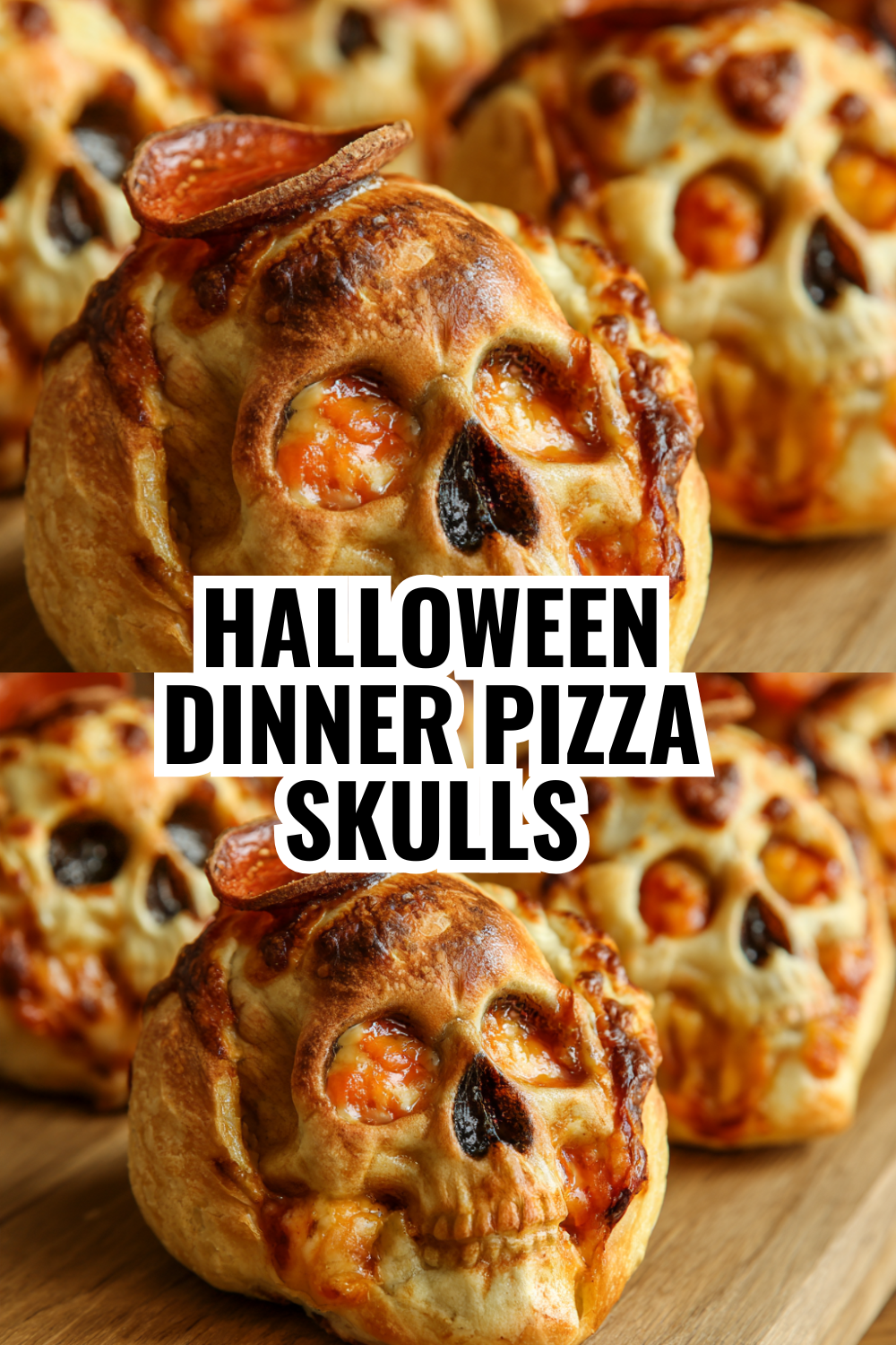 Halloween Dinner Ideas — Skull Pizza That Looks Scary but Tastes Amazing