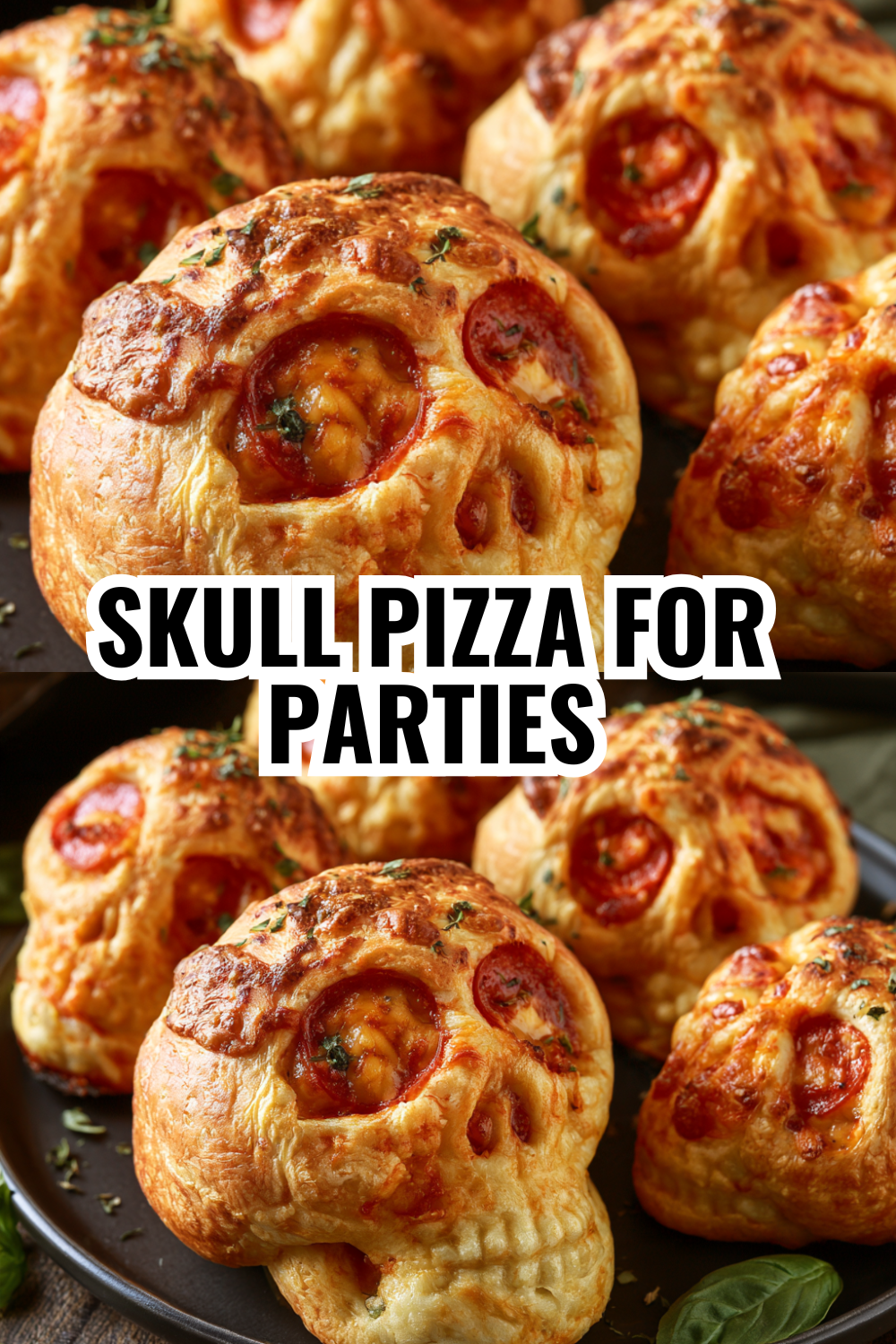 Skull Pizza for Parties That Looks Impressive But Takes 15 Minutes