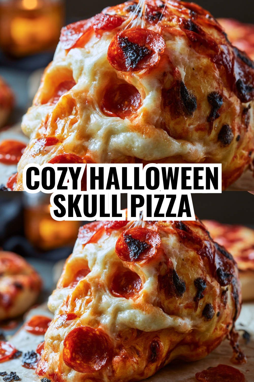 Crowd-Pleasing Halloween Skull Pizza for Your Next Party or Gathering