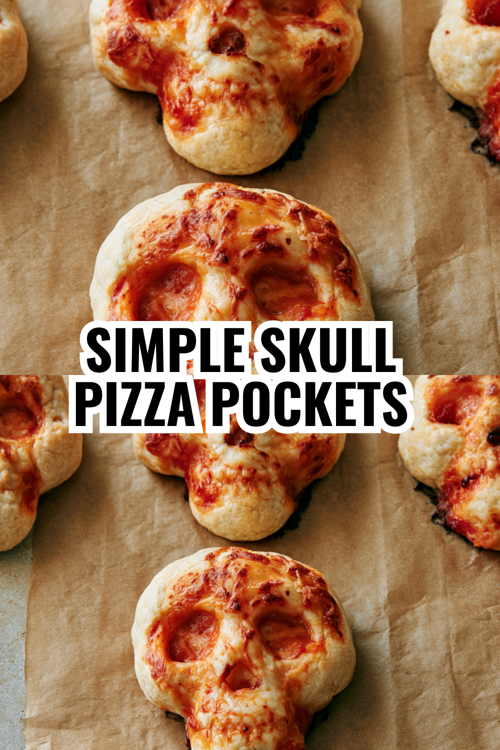Impressive Skull Pizza Pockets Using Just 4 Simple Ingredients