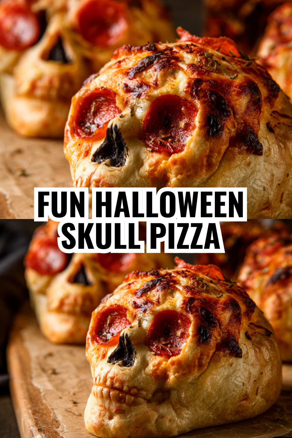 Fun Halloween Cooking with Kids — Skull Pizza Everyone Loves
