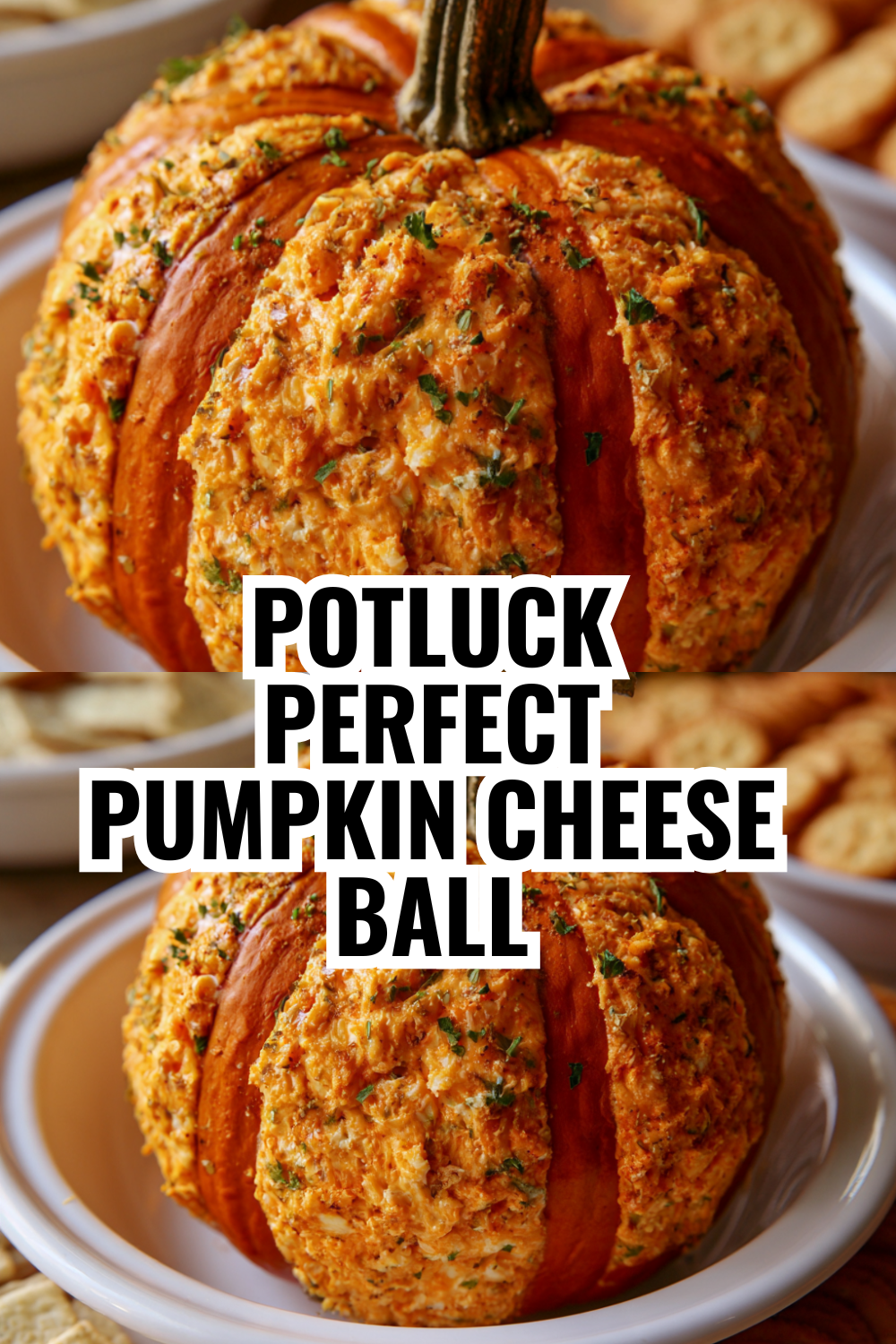 Potluck Pumpkin Cheese Ball — Easy Make-Ahead Appetizer