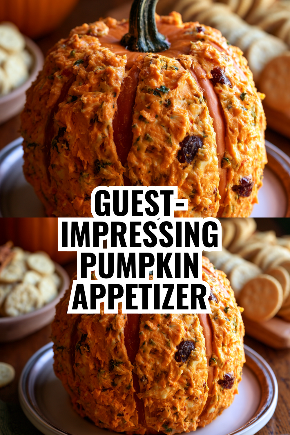 Impress Your Guests With This Easy Pumpkin Cheese Ball