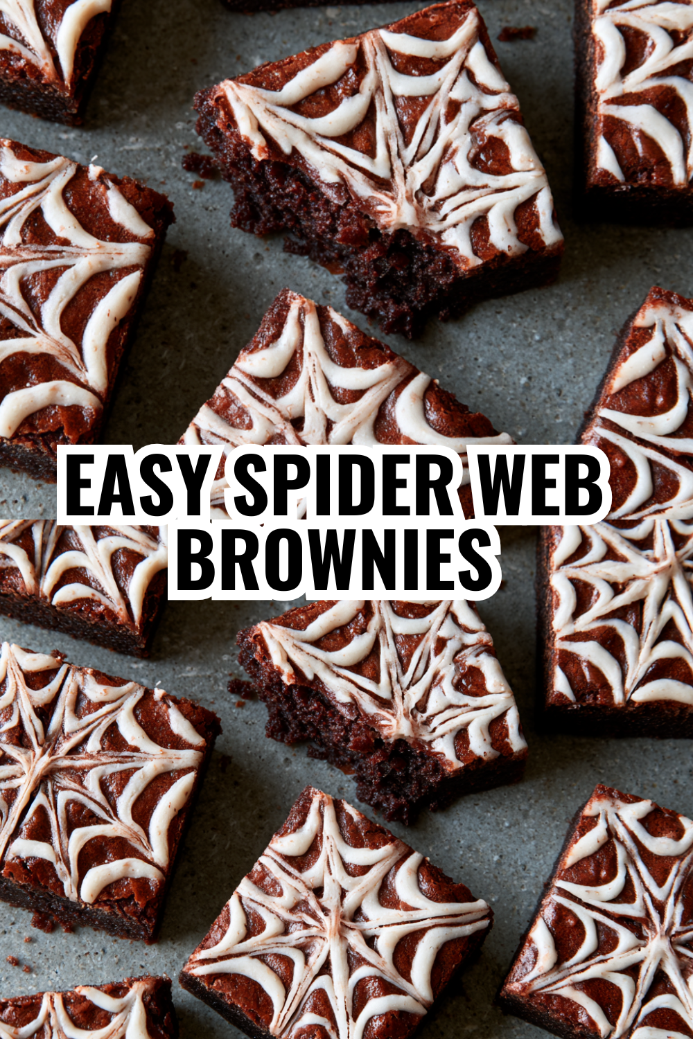 Easy Spider Web Brownies — Halloween Party Treat Your Kids Will Go Crazy For