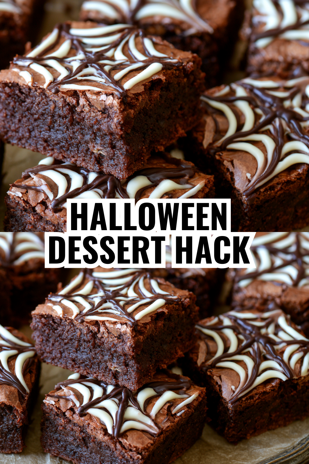 Quick Spooky Brownies — Easy Halloween Dessert That Looks Fancy But Takes Minutes