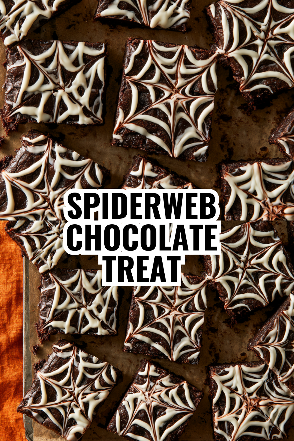 Halloween Brownie Decorating Hack — Marshmallows Transform Into Perfect Spiderwebs Every Time