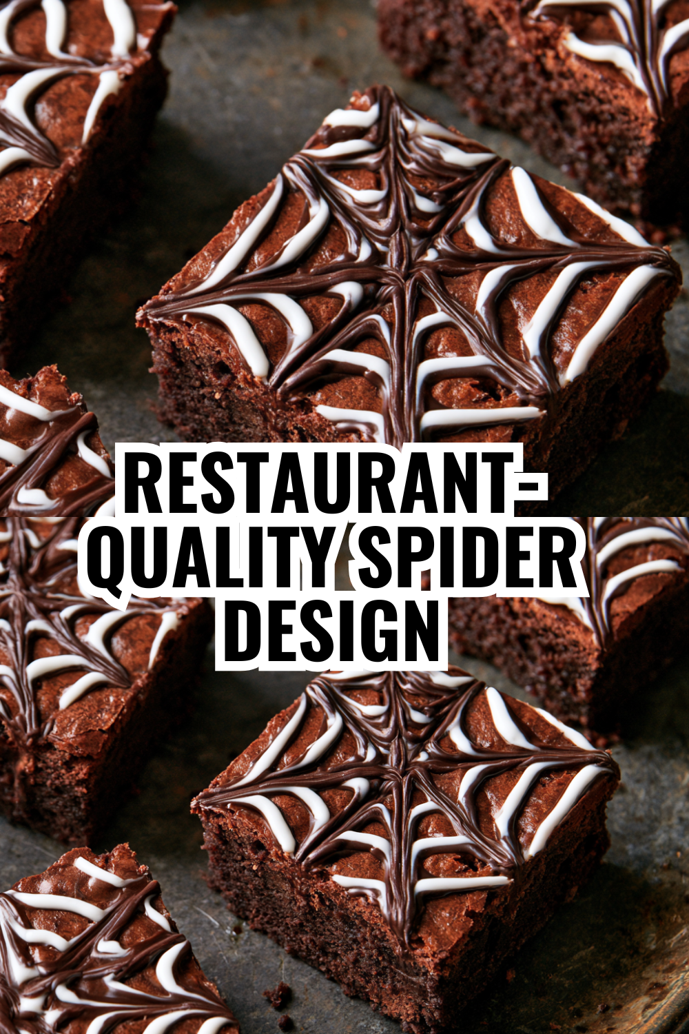 Restaurant-Quality Spider Brownies — The Decorating Trick Professional Bakers Use at Home