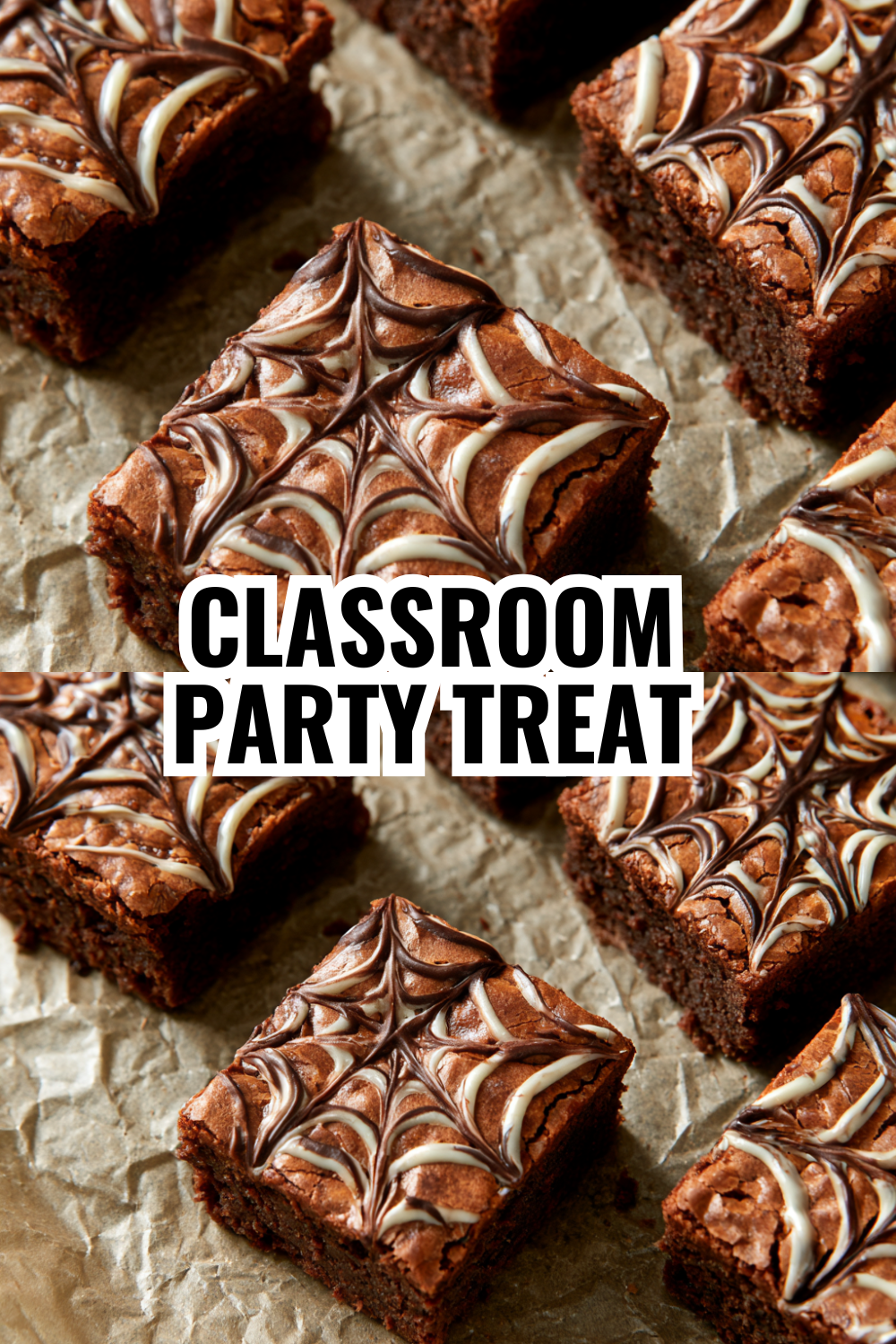 Gourmet Halloween Brownies — Spiderweb Technique That Elevates Box Mix Into Bakery Status